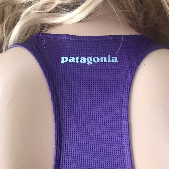 Patagonia Racerback Tank Green & Purple Size XXS Good Condition - Picture 3 of 16